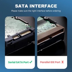 Переходник USB 3.0 -> SATA для SSD HDD 2.5/3.5" c питанием